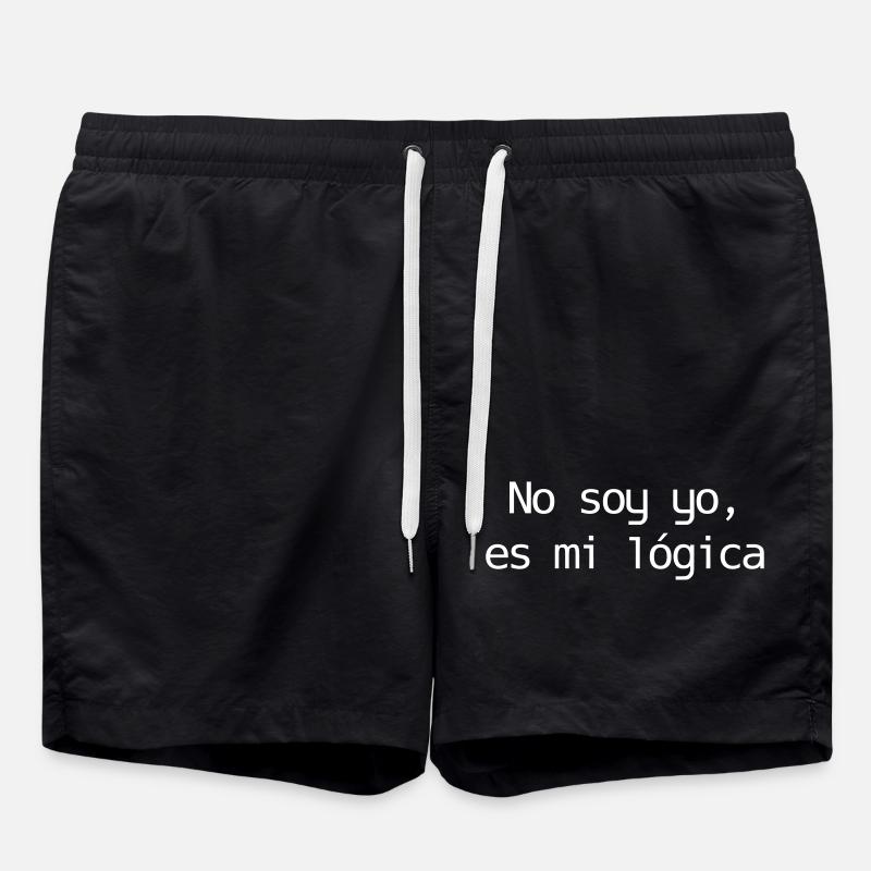 Das ist meine Logik - Badeshorts - Schwarz