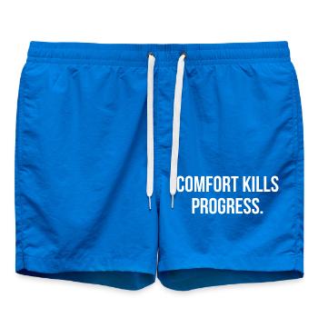 LE CONFORT TUE LE PROGRÈS. | Greyline Officiel - Short de bain - cobalt blue - Devant