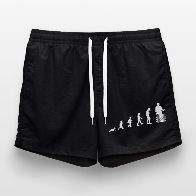 Évolution du bébé au maçon / métier Short de bain