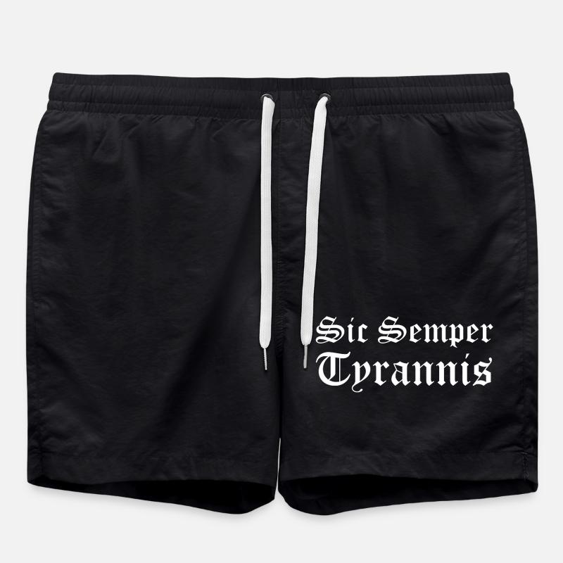 Sic Semper Tyrannis - Swim Trunks - black
