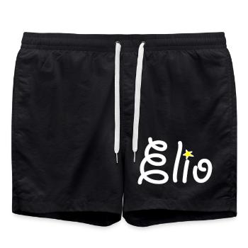 Elio - Short de bain - noir - Devant - AI Model Male 185 light (185cm)