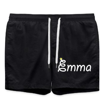 Emma - Short de bain - noir - Devant - AI Model Male 185 light (185cm)