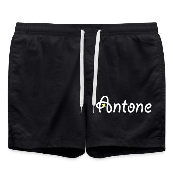 Antone - Short de bain - noir - Devant - AI Model Male 185 light (185cm)