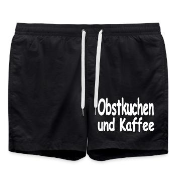 Gâteau - Short de bain - noir - Devant - AI Model Male 185 light (185cm)