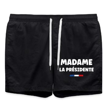 Chairwoman - Swim Trunks - black - Front - AI Model Male 185 light (185cm)