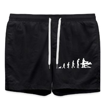 Développement en physiothérapeute - Short de bain - noir - Devant - AI Model Male 185 light (185cm)
