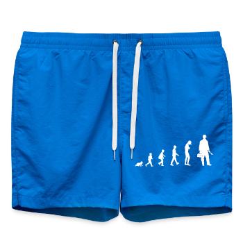 Évolution du bébé au plombier - Short de bain - cobalt blue - Devant