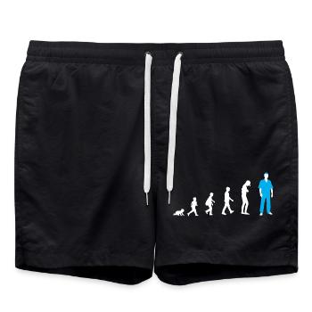 Développement du bébé à l’allaitement - Short de bain - noir - Devant - AI Model Male 185 light (185cm)