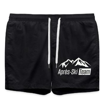 apres_ski_team_berge - Short de bain - noir - Devant - AI Model Male 185 light (185cm)