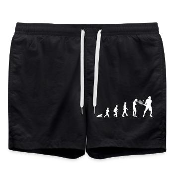 Évolution vers le rôle de joueur de tennis - Short de bain - noir - Devant - AI Model Male 185 light (185cm)