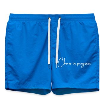 Chaos en cours | Réflexions sur Greysoul - Short de bain - cobalt blue - Devant