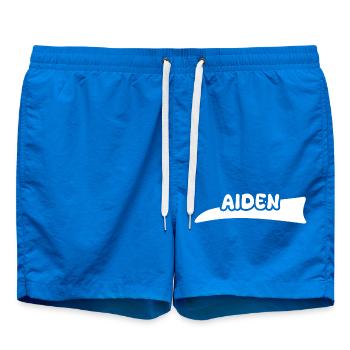 Gift for Aiden - Swim Trunks - cobalt blue - Front