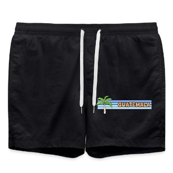 Gift for Guatemala - Swim Trunks - black - Front - AI Model Male 185 light (185cm)