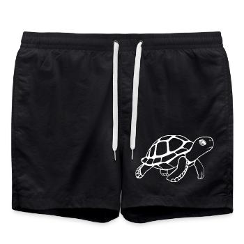 Tortue Tortues - Short de bain - noir - Devant - AI Model Male 185 light (185cm)
