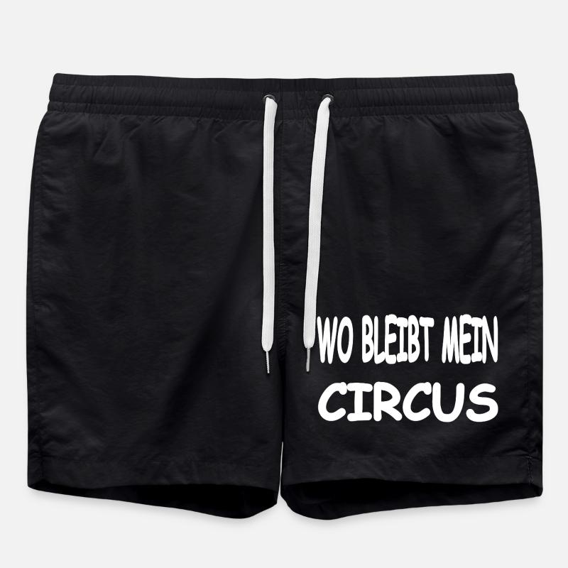 Circus - Badeshorts - Schwarz