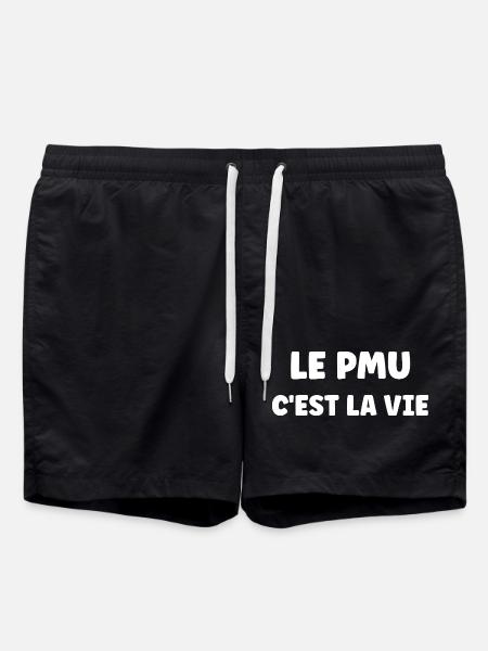 Humour PMU - Short de bain - noir