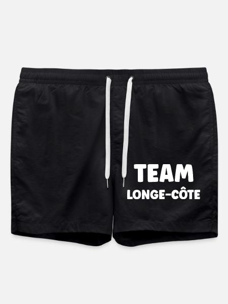 longe rib - Swim Trunks - black