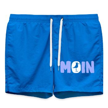 Moin mit die Möwe - Badeshorts - Cobalt blue - Vorne