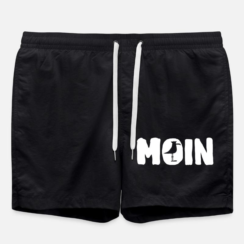 Moin avec la mouette - Short de bain - noir