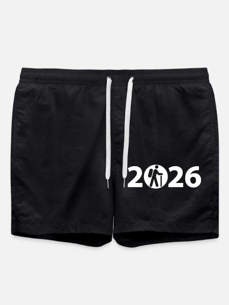 Randonnée 2026, Camino, Pèlerinage, Chemin de Saint-Jacques - Short de bain - noir