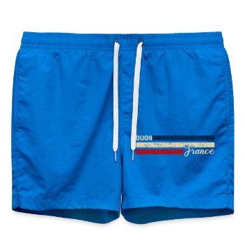 France - Dijon - Frankreich - Flagge - Streifen - Badeshorts - Cobalt blue - Vorne