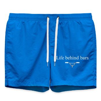 Life behind bars - idée cadeau vélo  - Short de bain - cobalt blue - Devant