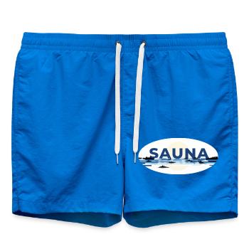Sauna Finland - Swim Trunks - cobalt blue - Front