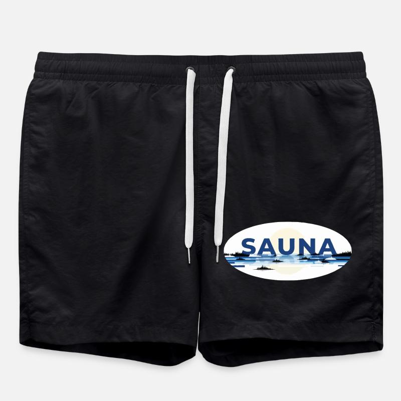 Sauna Finland - Swim Trunks - black