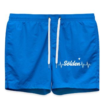 Sölden Heartbeat – Gletscherfeeling & Höhenmeter - Badeshorts - Cobalt blue - Vorne