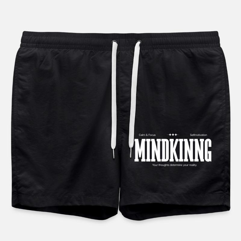 Your thinking determines your reality. - Badeshorts - Schwarz
