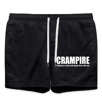 CRAMPIRE Waden Quads Marathon Running Vampir - Badeshorts - Schwarz - Vorne - AI Model Male 185 light (185cm)