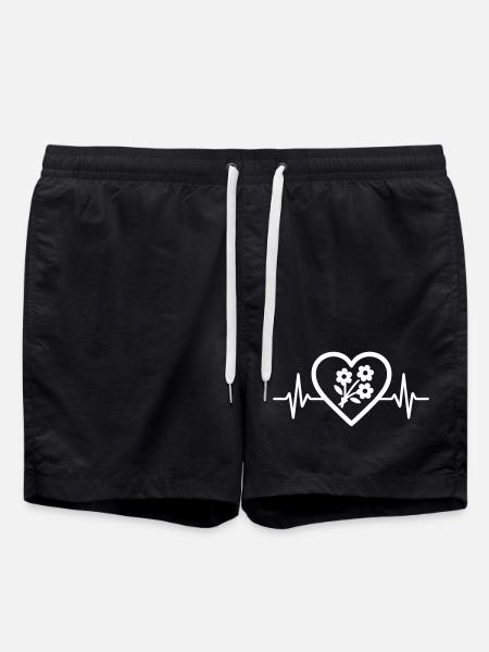 Heart + Florist – Super Florist - Swim Trunks - black