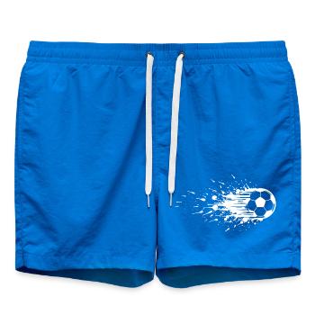 Energetic Soccer Art Football - Swim Trunks - cobalt blue - Front