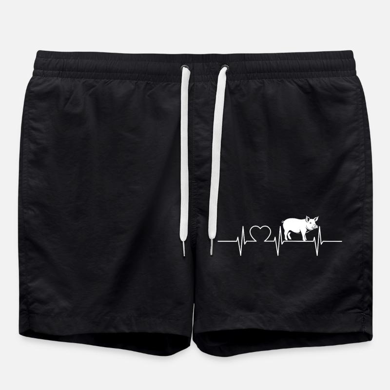 Pig Pig - Swim Trunks - black