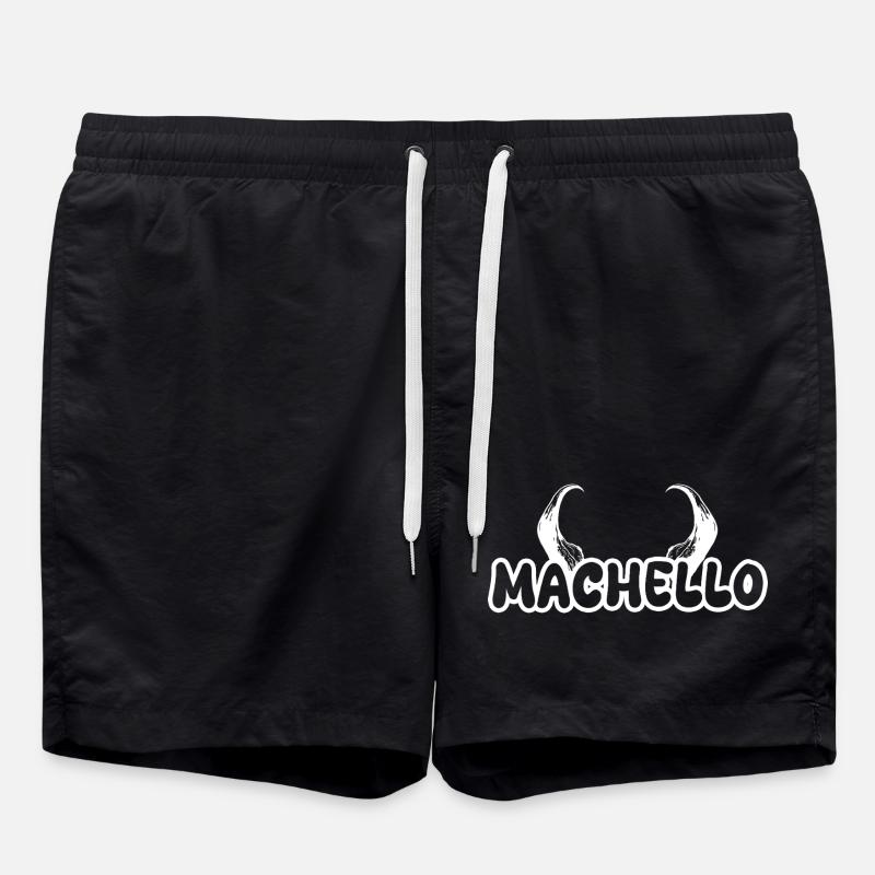 Machello - Badeshorts - Schwarz