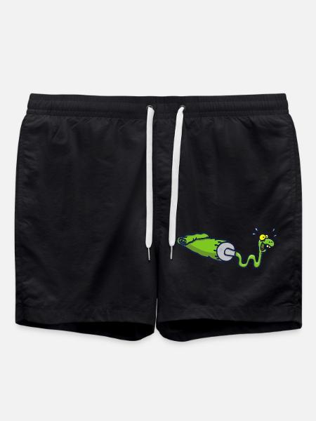 Schlangenmaler - Badeshorts - Schwarz
