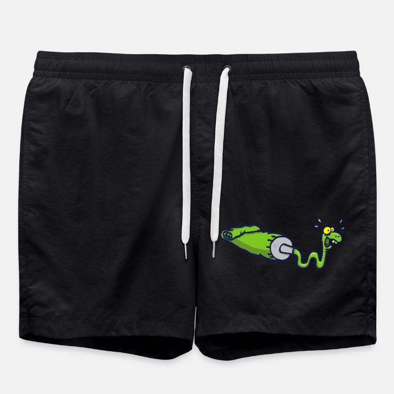 Snake painter - Swim Trunks - black