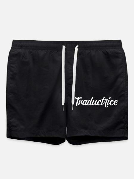 Traductrice - Short de bain - noir
