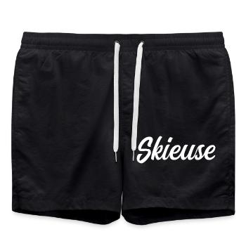 Skieuse - Short de bain - noir - Devant - AI Model Male 185 light (185cm)