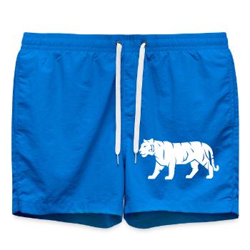 Tiger_Raubkatze_Wild_Tier_Vector_path22 - Short de bain - cobalt blue - Devant