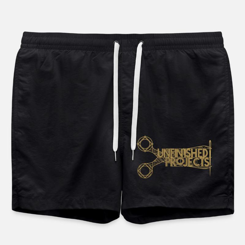 Unfinished Projects Schere - Badeshorts - Schwarz