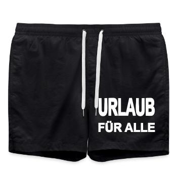 Vacances - Short de bain - noir - Devant - AI Model Male 185 light (185cm)
