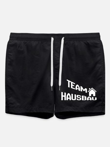 Team House Construction - Swim Trunks - black