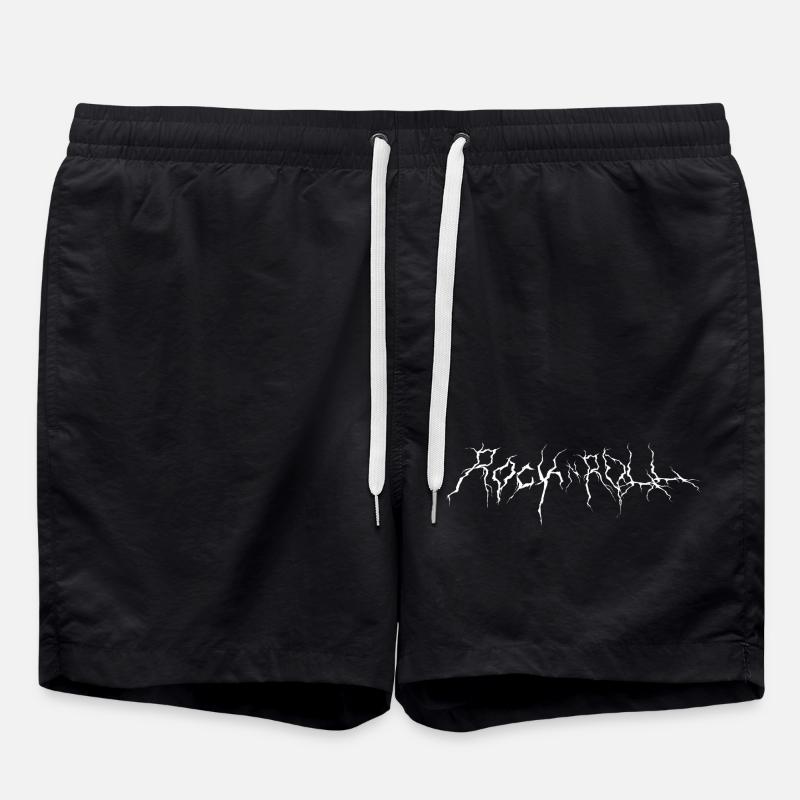 Rock n Roll - Badeshorts - Schwarz