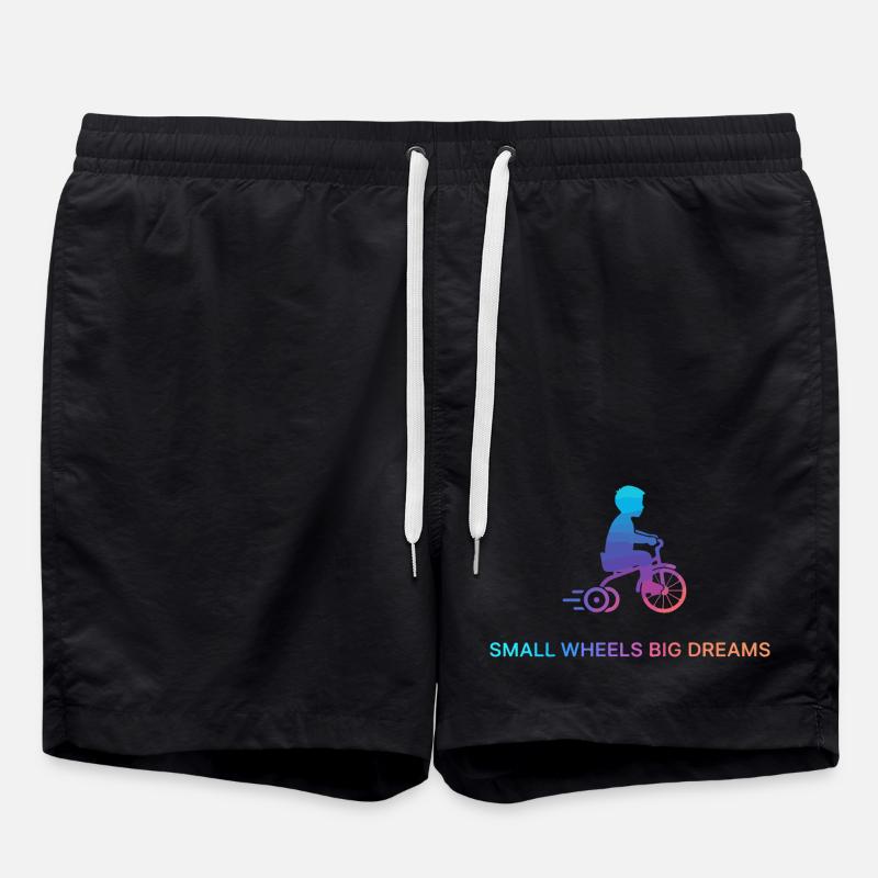 Petites roues : grands rêves - Short de bain - noir