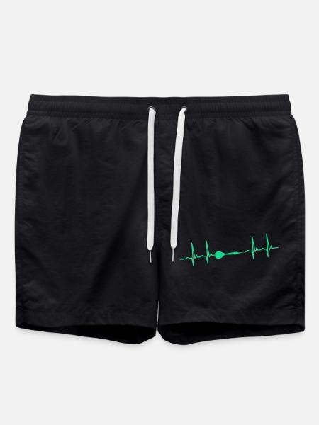 Darts Darts Darts - Swim Trunks - black