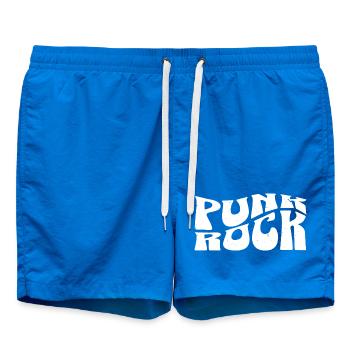 Punkrock Mutige Typografie - Badeshorts - Cobalt blue - Vorne