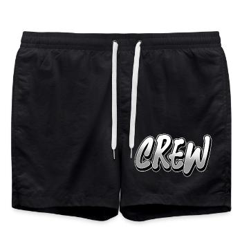 équipage - Short de bain - noir - Devant - AI Model Male 185 light (185cm)