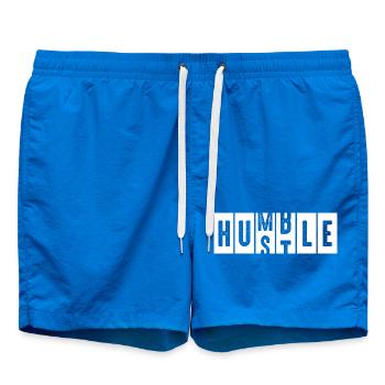 Humble Hustle Lettres Vieillies - Short de bain - cobalt blue - Devant