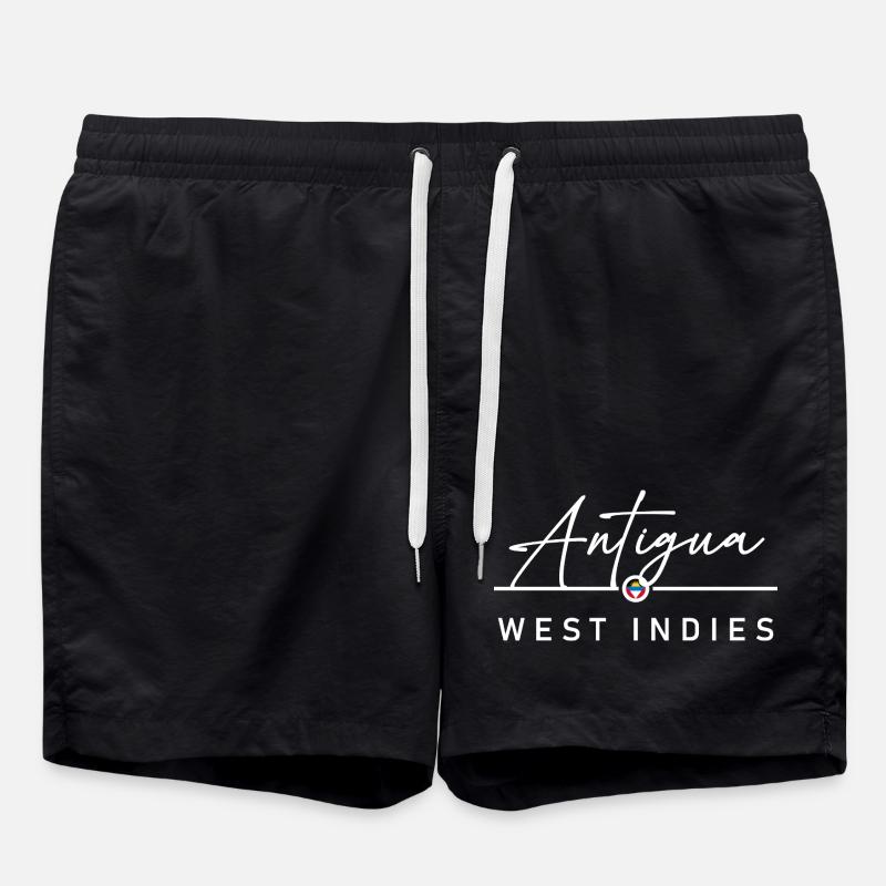 Antigua-et-Barbuda - Antilles - Caraïbes - Short de bain - noir